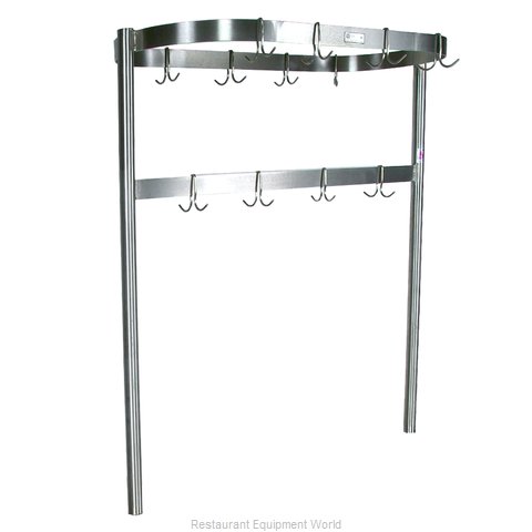 John Boos PRTC1 Pot Rack, Table-Mounted