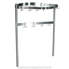 John Boos PRTC1 Pot Rack, Table-Mounted