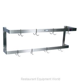 John Boos PRW22 Pot Rack, Wall-Mounted