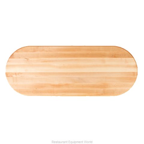 John Boos RTM-3648-OVL Table Top, Wood