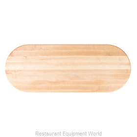 John Boos RTSM-3660-OVL Table Top, Wood