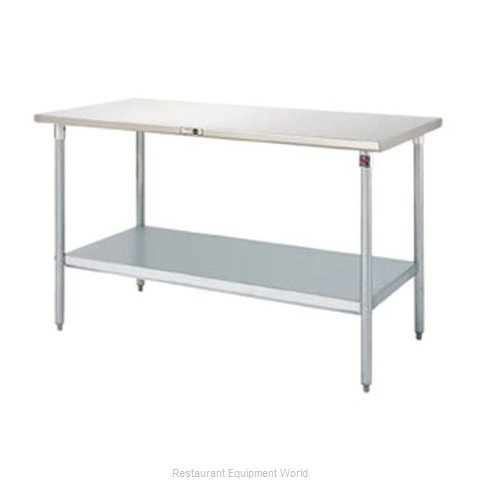 John Boos S14084A Work Table 108 Long Stainless Steel Top