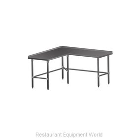 John Boos ST4R1.5-L2460SBK Work Table, L-Shaped