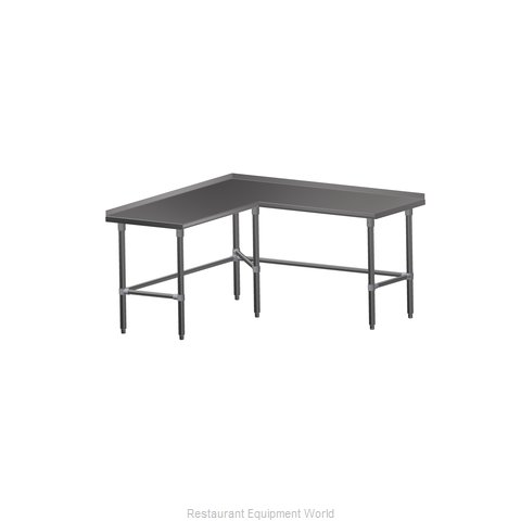 John Boos ST6R1.5-L3060SBK Work Table, L-Shaped