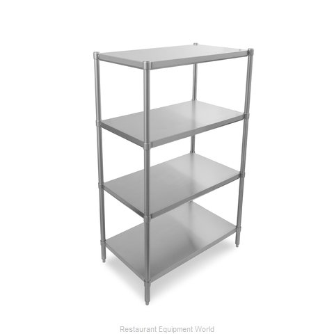 John Boos SUS-183036-2-X Shelving Unit, Solid Flat