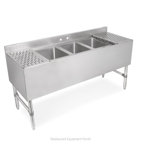 John Boos UBS3-1860-2D12 Underbar Sink Units