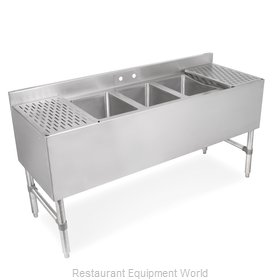 John Boos UBS3-2160-2D12 Underbar Sink Units