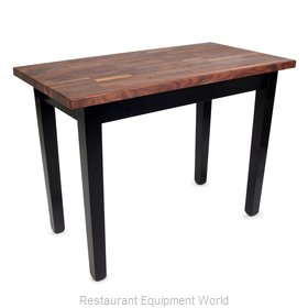 John Boos WAL-C4830 Work Table, Wood Top