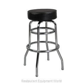 Just Chair C42030X-BLK Bar Stool, Swivel, Indoor