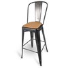 Taburete para Bar, Interiores
 <br><span class=fgrey12>(Just Chair G42630-PS-GR2 Bar Stool, Indoor)</span>