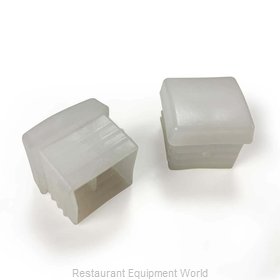 Just Chair GLIDE-METAL-WHT Chair Bar Stool Seating Parts