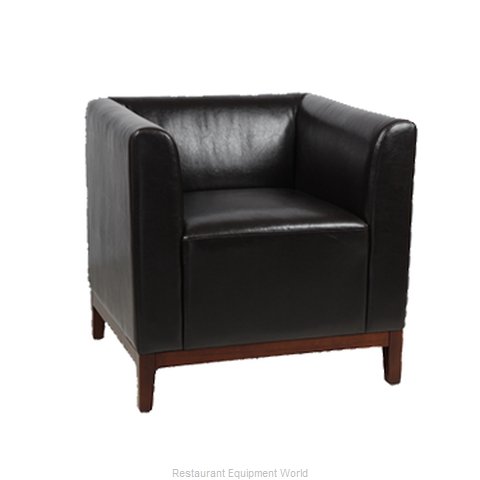 Just Chair LA554-BLK Chair, Lounge, Indoor