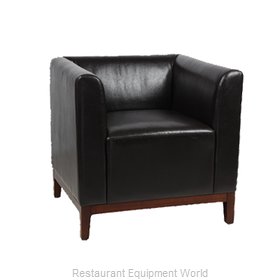 Just Chair LA554-BLK Chair, Lounge, Indoor