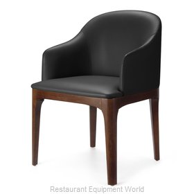 Just Chair LA588-BLK Chair, Lounge, Indoor
