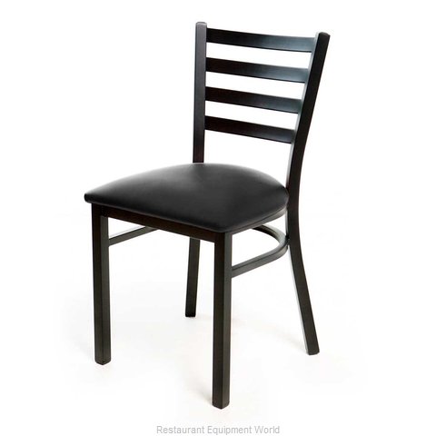 Just Chair M20118-BLK-BVS Chair, Side, Indoor