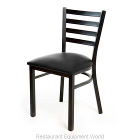 Just Chair M20118-BLK-BVS Chair, Side, Indoor