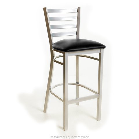 Just Chair M20130-SIL-BVS Bar Stool, Indoor