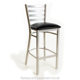 Just Chair M20130-SIL-BVS Bar Stool, Indoor