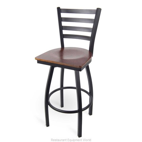 Just Chair M20130-SWL-BLK-VS Bar Stool, Swivel, Indoor