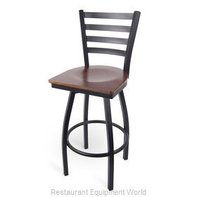 Just Chair M20130-SWL-BLK-VS Bar Stool, Swivel, Indoor