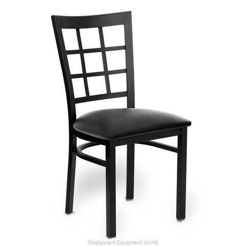 Just Chair M27118-BLK-PS BVS Chair, Side, Indoor (Magnified)