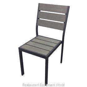 Just Chair PW80118 Chair, Side, Stacking, Outdoor