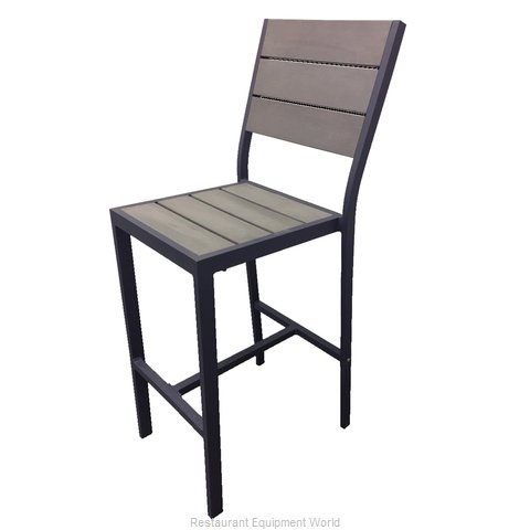 Just Chair PW80130 Bar Stool, Stacking, Outdoor