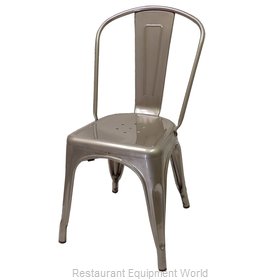 Just Chair S42518 Chair, Side, Stacking, Outdoor