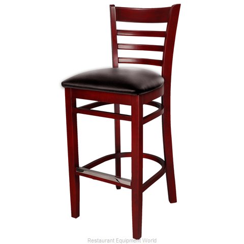 Just Chair W20130-PS-BVS Bar Stool, Indoor