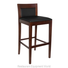 Just Chair W55530-BLK Bar Stool, Indoor