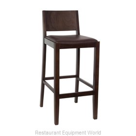 Just Chair W79030-BLK Bar Stool, Indoor