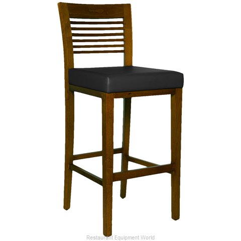 Just Chair W91130-BLK Bar Stool, Indoor