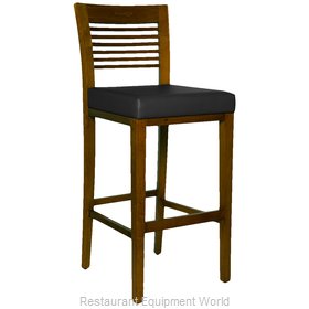 Just Chair W91130-BLK Bar Stool, Indoor