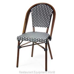 Just Chair WL85018-WAL-BW Chair, Side, Outdoor