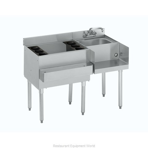 Krowne 18-W48L Underbar Ice Bin/Cocktail Station, Blender Station