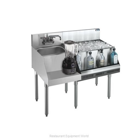 Krowne 21-W54R-7 Underbar Ice Bin/Cocktail Station, Blender Station