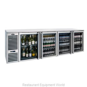 Krowne BS108 Back Bar Cabinet, Refrigerated