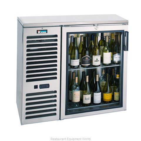 Krowne BS36R Back Bar Cabinet, Refrigerated