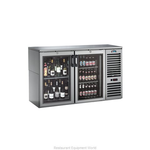 Krowne BS60R Back Bar Cabinet, Refrigerated