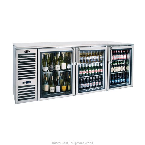 Krowne BS84 Back Bar Cabinet, Refrigerated