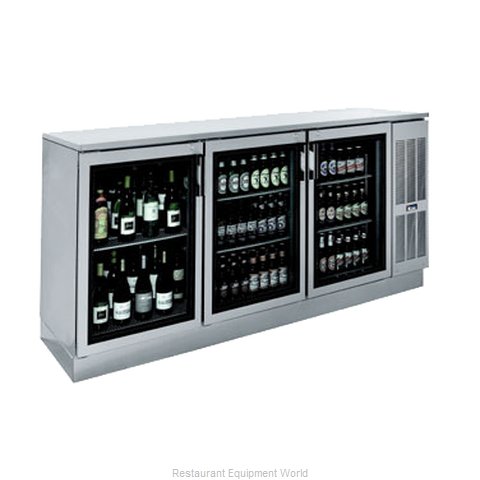 Krowne BS84R Back Bar Cabinet, Refrigerated