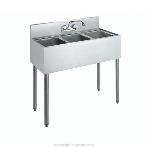 Krowne CS-1836 Sink, (3) Three Compartment