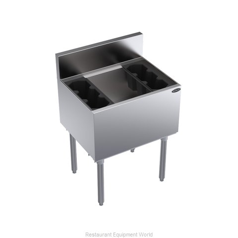 Krowne KR19-24DP-10 Underbar Ice Bin/Cocktail Unit