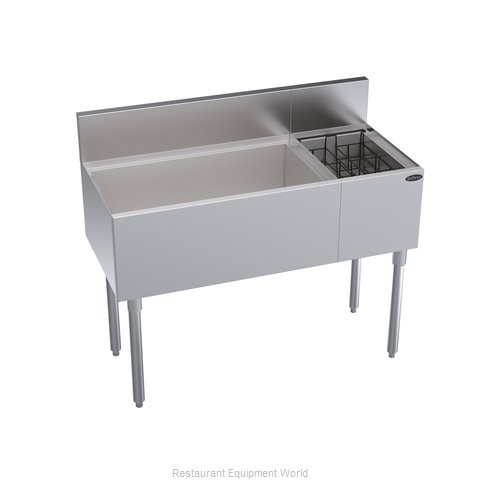 Krowne KR19-M42L-10 Underbar Ice Bin/Cocktail Station, Bottle Well Bin