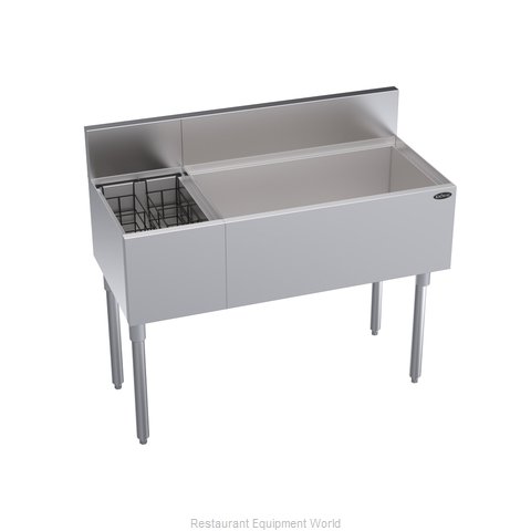 Krowne KR19-M42R-10 Underbar Ice Bin/Cocktail Station, Bottle Well Bin