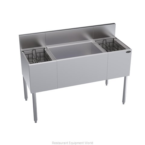 Krowne KR19-M48C-10 Underbar Ice Bin/Cocktail Station, Bottle Well Bin