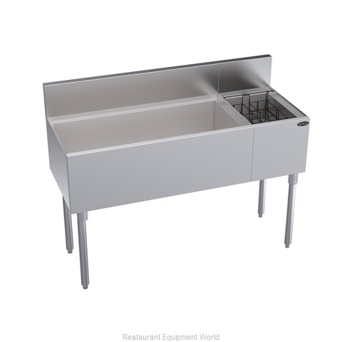 Krowne KR19-M48L-10 Underbar Ice Bin/Cocktail Station, Bottle Well Bin