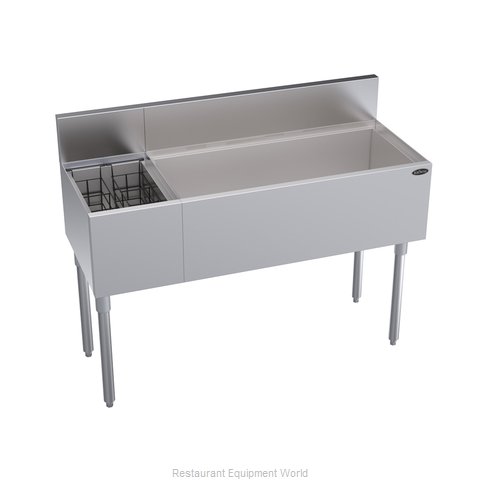 Krowne KR19-M48R-10 Underbar Ice Bin/Cocktail Station, Bottle Well Bin