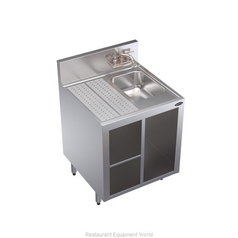 Krowne KR24-24SC Underbar Waste Cabinet, Wet & Dry