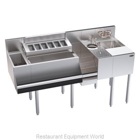 Krowne KR24-MX60-10 Underbar Ice Bin/Cocktail Station, Blender Station